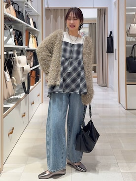 せこ子さん(レディース・159cm)の冬コーディネート