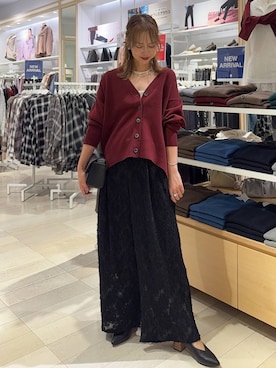 「GLOBAL WORK（グローバルワーク）のアイテム（トップス）」を使った、せこ子さん（レディース・159cm）の秋コーディネート