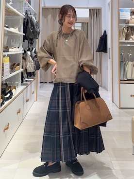「アイテム（ブルゾン）」を使った、せこ子さん（レディース・159cm・30代）の秋コーディネート
