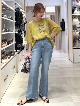 「アイテム（ニット/セーター）」を使った、せこ子さん（レディース・159cm・30代）の夏コーディネート