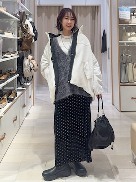 「アイテム（ブルゾン）」を使った、せこ子さん（レディース・159cm・30代）の秋コーディネート