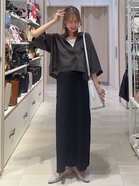 「アイテム（シャツ/ブラウス）」を使った、せこ子さん（レディース・159cm・40代）の夏コーディネート