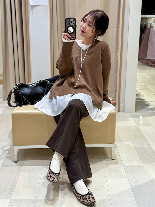 【新品未使用タグ付き】MAISON et VOYAGE フレアパンツ MAISON et VOYAGE / ポリエステルウール Lポケットフレアパンツ