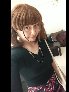 「アイテム（スカート）」を使った、kei853251さん（メンズ・179cm）の秋コーディネート