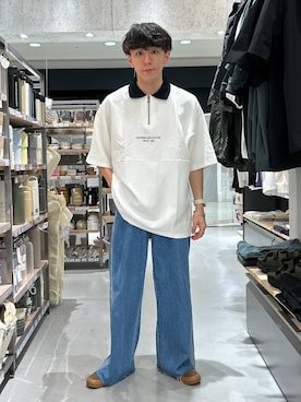 「LAKOLE（ラコレ）のアイテム」を使った、rikupe1さん（メンズ・167cm）の夏コーディネート