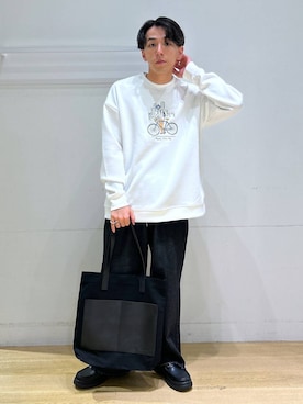 「アイテム（スウェット）」を使った、rikupe1さん（メンズ・167cm・20代）の秋コーディネート