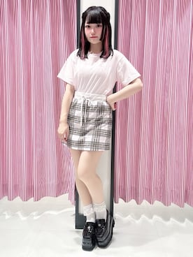 「学校」｜まいまい🐰ピンクラテ豊洲店staffさん（レディース・154cm）の秋コーディネート