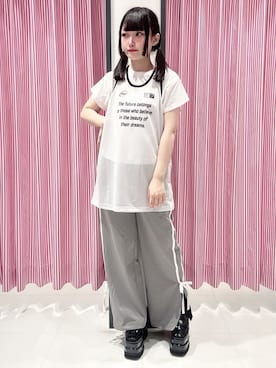 「学校」｜まいまい🐰ピンクラテ豊洲店staffさん（レディース・154cm）の秋コーディネート