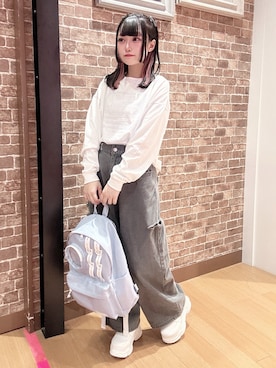 まいまい🐰ピンクラテ豊洲店staffさんのコーディネート