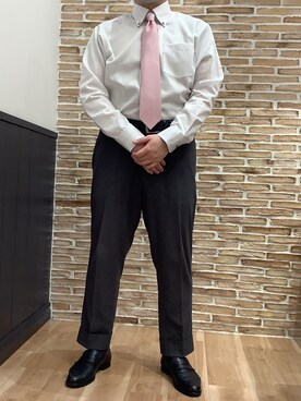 BRICK HOUSE シャツ工房 福岡橋本木の葉モール店さん（メンズ・163cm）の春コーディネート