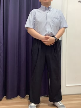 BRICK HOUSE シャツ工房 福岡橋本木の葉モール店さん（メンズ・163cm）の夏コーディネート