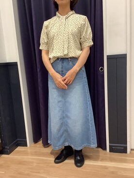 BRICK HOUSE シャツ工房 福岡橋本木の葉モール店さん（レディース・164cm）の夏コーディネート