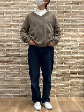 BRICK HOUSE シャツ工房 福岡橋本木の葉モール店さん（レディース・164cm）の冬コーディネート