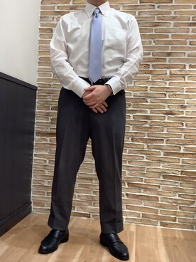 BRICK HOUSE シャツ工房 福岡橋本木の葉モール店さん（メンズ・163cm）の春コーディネート