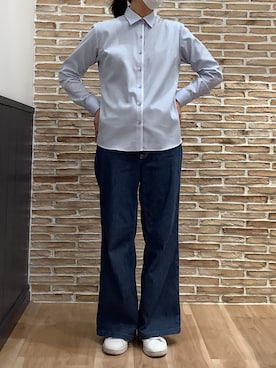 BRICK HOUSE シャツ工房 福岡橋本木の葉モール店さん（レディース・164cm）の春コーディネート