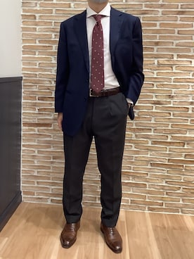 BRICK HOUSE シャツ工房 福岡橋本木の葉モール店さん（メンズ・163cm）の春コーディネート