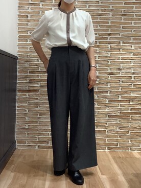 BRICK HOUSE シャツ工房 福岡橋本木の葉モール店さん（レディース・164cm）の夏コーディネート