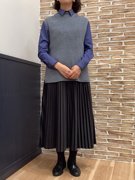 BRICK HOUSE シャツ工房 福岡橋本木の葉モール店さん(レディース・164cm)の冬コーディネート