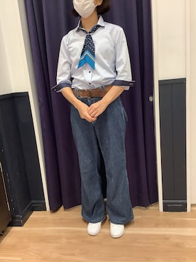 BRICK HOUSE シャツ工房 福岡橋本木の葉モール店さん（レディース・164cm）の秋コーディネート