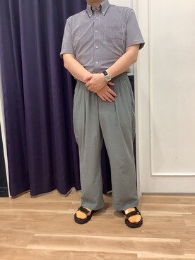 BRICK HOUSE シャツ工房 福岡橋本木の葉モール店さん(メンズ・163cm)の夏コーディネート