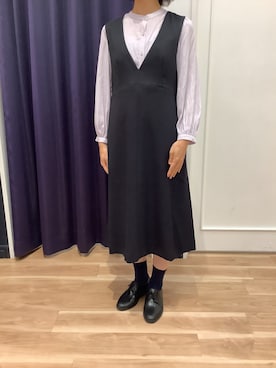 BRICK HOUSE シャツ工房 福岡橋本木の葉モール店さん（レディース・164cm）の秋コーディネート