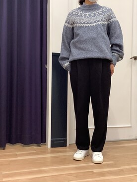 BRICK HOUSE シャツ工房 福岡橋本木の葉モール店さん(レディース・160cm)の冬コーディネート