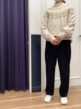 BRICK HOUSE シャツ工房 福岡橋本木の葉モール店さん(レディース・160cm)の冬コーディネート