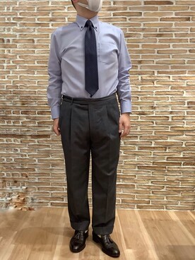 BRICK HOUSE シャツ工房 福岡橋本木の葉モール店さん(メンズ・163cm)の冬コーディネート