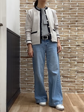 「ブラウスコーデ」｜BRICK HOUSE シャツ工房 福岡橋本木の葉モール店さん（レディース・164cm）の秋コーディネート