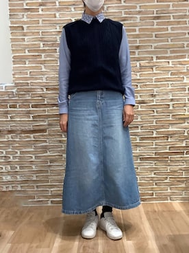 BRICK HOUSE シャツ工房 福岡橋本木の葉モール店さん(レディース・164cm)の冬コーディネート