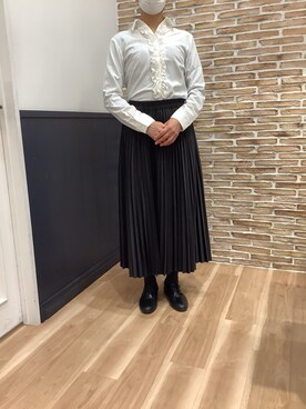 BRICK HOUSE シャツ工房 福岡橋本木の葉モール店さん（レディース・164cm）の春コーディネート