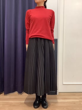 BRICK HOUSE シャツ工房 福岡橋本木の葉モール店さん（レディース・164cm）の冬コーディネート