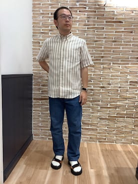 BRICK HOUSE シャツ工房 福岡橋本木の葉モール店さん(メンズ・163cm)の夏コーディネート