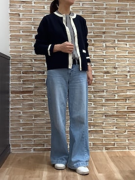 「オフィススタイル」｜BRICK HOUSE シャツ工房 福岡橋本木の葉モール店さん（レディース・164cm）の秋コーディネート