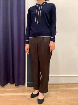 BRICK HOUSE シャツ工房 福岡橋本木の葉モール店さん（レディース・164cm）の秋コーディネート