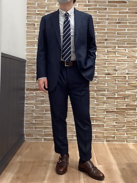 BRICK HOUSE シャツ工房 福岡橋本木の葉モール店さん(メンズ・163cm)の春コーディネート