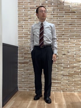 「アイテム（ネクタイ）」を使った、BRICK HOUSE シャツ工房 福岡橋本木の葉モール店さん（メンズ・163cm）の夏コーディネート
