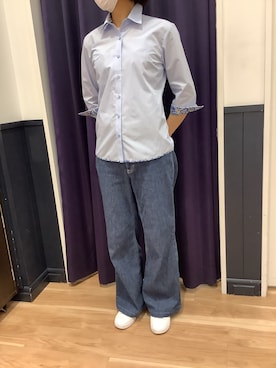 BRICK HOUSE シャツ工房 福岡橋本木の葉モール店さん（レディース・164cm）の秋コーディネート