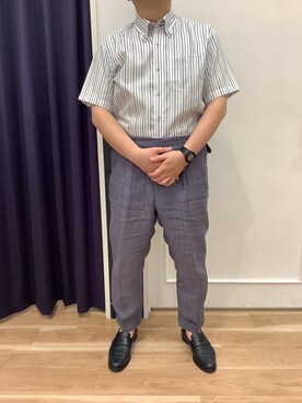 BRICK HOUSE シャツ工房 福岡橋本木の葉モール店さん(メンズ・163cm)の夏コーディネート