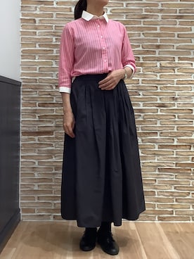BRICK HOUSE シャツ工房 福岡橋本木の葉モール店さん（レディース・164cm）の夏コーディネート