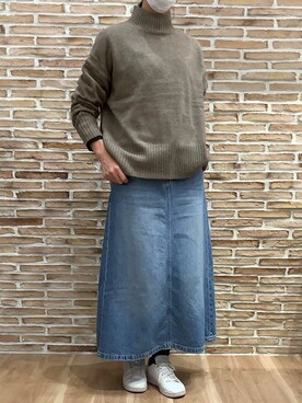 BRICK HOUSE シャツ工房 福岡橋本木の葉モール店さん（レディース・164cm）の冬コーディネート