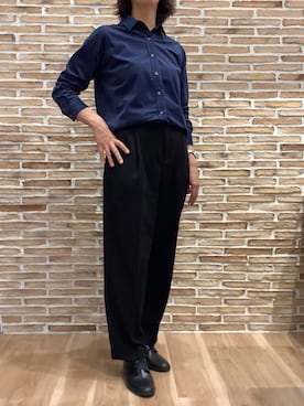 BRICK HOUSE シャツ工房 福岡橋本木の葉モール店さん（レディース・164cm）の秋コーディネート
