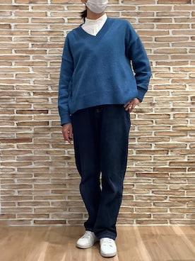 BRICK HOUSE シャツ工房 福岡橋本木の葉モール店さん（レディース・164cm）の冬コーディネート