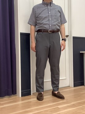 BRICK HOUSE シャツ工房 福岡橋本木の葉モール店さん（メンズ・163cm）の夏コーディネート