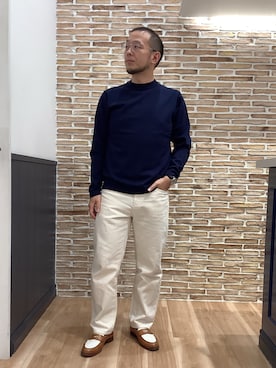 BRICK HOUSE シャツ工房 福岡橋本木の葉モール店さん（メンズ・163cm）の秋コーディネート