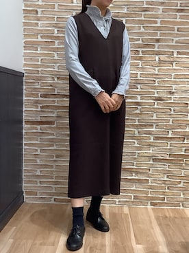 BRICK HOUSE シャツ工房 福岡橋本木の葉モール店さん（レディース・164cm）の秋コーディネート