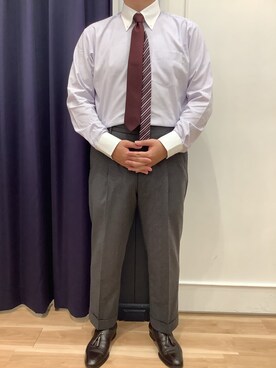 BRICK HOUSE シャツ工房 福岡橋本木の葉モール店さん（メンズ・163cm）の秋コーディネート