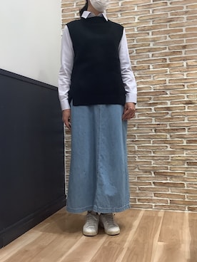 BRICK HOUSE シャツ工房 福岡橋本木の葉モール店さん（レディース・164cm）の冬コーディネート