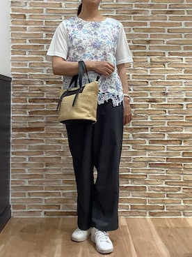 BRICK HOUSE シャツ工房 福岡橋本木の葉モール店さん(レディース・164cm)の夏コーディネート