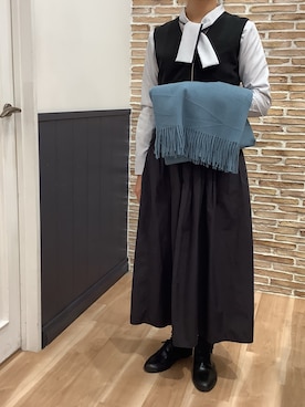 BRICK HOUSE シャツ工房 福岡橋本木の葉モール店さん（レディース・164cm）の冬コーディネート